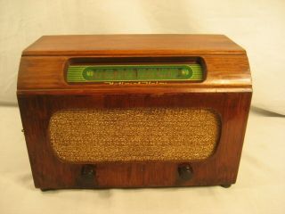Vintage National Union Tube Radio Model G - 619 Wooden