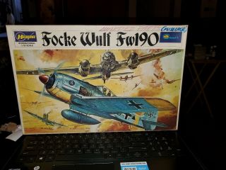 German Wwii Focke - Wulf Fw109 Rare Vintage Box 1/32 Hasegawa Airplane Model Kit