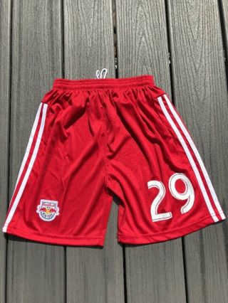 Adidas Boy’s Size Small Climalite York Red Bulls Mls Soccer Shorts 29