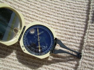 Vintage Keuffel & Esser Co (K&E) Pocket Transit Compass,  Search Finding Tool 3