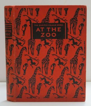 At The Zoo The Bumper Colour Books Hb Illustrated 1927 Uk