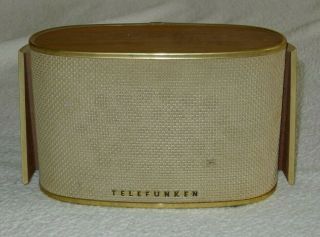 Vintage Telefunken Mid - Century Modern Speaker (1) Made Western Germany