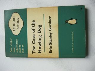 Penguin Vintage Crime Book,  The Case Of The Howling Dog,  Eric Gardner 1961 No 1458