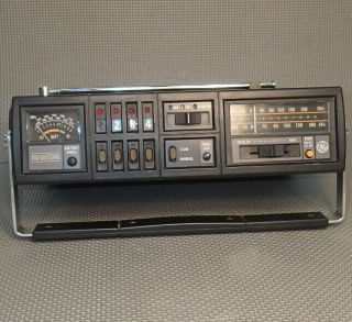 Vintage Ge General Electric Searcher Portable Field Am/fm Radio 7 - 2995a