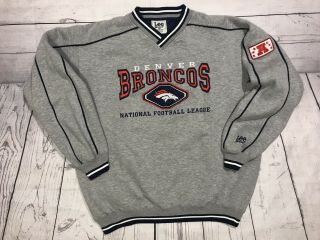 Vintage Denver Broncos Sweater Mens Xl Large Elway Afc Nfl Vtg 90s Pullover