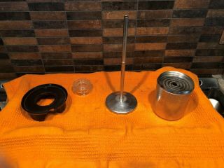 Vintage Corning Ware Coffee Pot Blue Cornflower 9 Cup Percolator Parts Lid