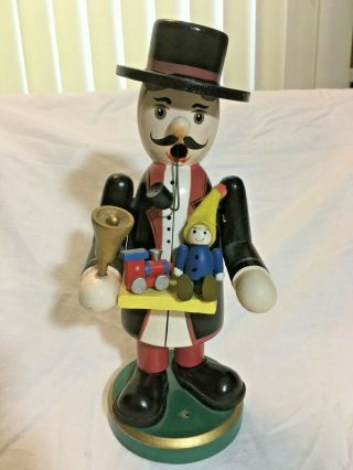 Vintage German Incense Smoker 9 " Toymaker With Pipe Unique