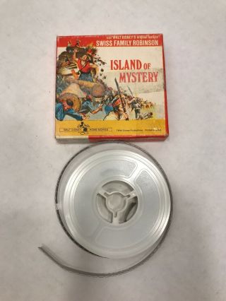 Vintage Walt Disney " Island Of Mystery” 8 B&w Silent Swiss Family Robinson