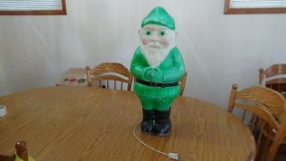 Vintage Union Products Don Featherstone Blow Mold 28 " Christmas Elf Gnome
