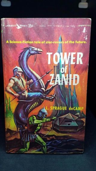 Tower Of Zanid: L.  Sprague Decamp,  Airmont Book,  1963.  Paperback.  E - 96