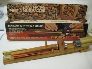 Vintage Texas Native Inertia Nutcracker Box W/ Instructions Model 7141