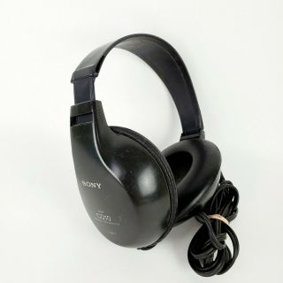Vtg Sony Mdr Cd10 Adjustable Headphones Black Digital Reference - /