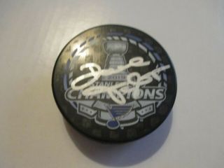 St Louis Blues Dave Taylor Signed 2019 Stanley Cup Hockey Puck