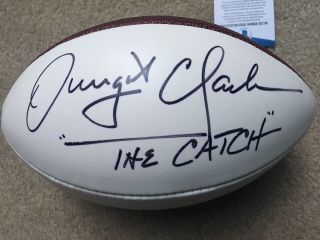 Dwight Clark Signed Autographed Wilson The Duke Football “The Catch” BAS S07718 2
