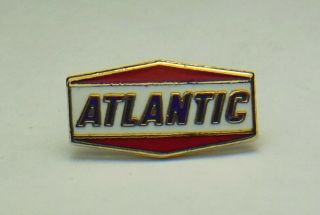 Old Vtg.  Atlantic Gas/oil Co.  Emblem Employee Service Award Tie/lapel Pin