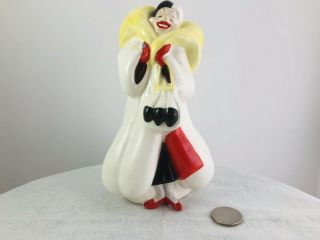Vintage Walt Disney 101 Dalmatians Cruella De Vil Ceramic Figurine Made In Japan