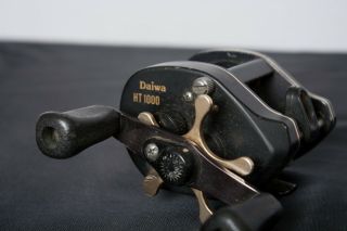 Vintage Daiwa Ht 1000 Magforce Baitcasting Reel High Speed 12lbs Made In Japan