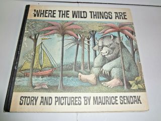 Vintage Where The Wild Things Are Book First 1st Edition - 1963 Maurice Sendak