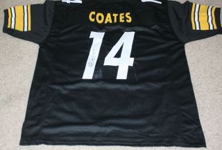 Sammie Coates Autographed Custom Made Pittsburgh Steelers Jersey Size Xl Jsa