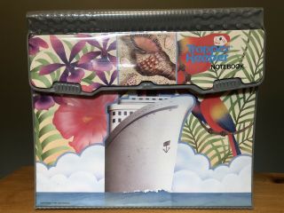 80’s 90’s Vintage Trapper Keeper Binder Notebook Tropical Cruise Paradise Beach