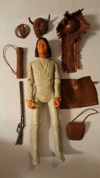 Vintage 1967 Marx Best Of The West Geronimo Figure W/accessories