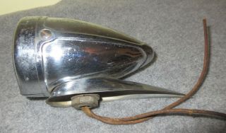 Vintage Delta Silveray Bicycle Headlight Bullet Rocket Torpedo Schwinn Prewar ?
