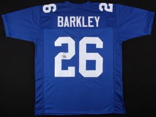 Saquon Barkley Signed York Giants Jersey (jsa) 1 Rb Pick 2018 Draft