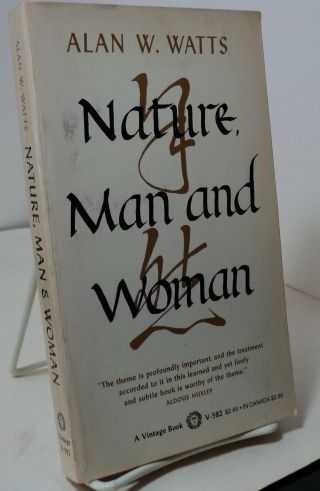 Nature Man And Woman By Alan W Watts - Vintage V - 592 - 1970