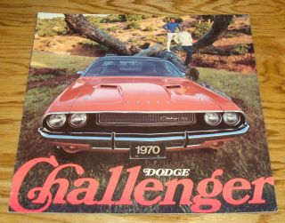 1970 Dodge Challenger Sales Brochure 70 Se R/t Convertible Hardtop
