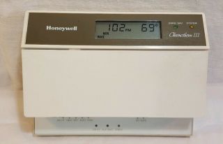 Vintage Honeywell Chronotherm Iii - Programmable Digital Thermostat