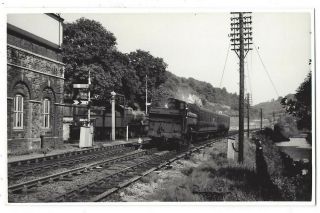 Brimscombe Glos Chalford Train In The Railway Station Vintage Photograph 1964
