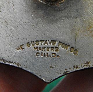 1920’s Gray Motor Corporation Detroit MI enamel radiator emblem hood ornament 3