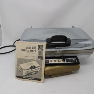 Vintage Ge General Electric Automatic Grill Waffle Baker 14g44
