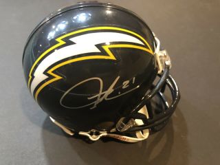 Ladainian Tomlinson Autographed San Diego Chargers Mini Helmet