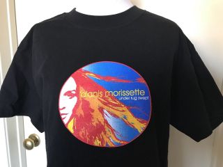 Alanis Morissette Under Rug Swept Vintage Concert Tour T Shirt Size M