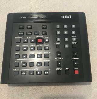 Vintage Rca Tv / Vcr Digital Remote Controllers Two Total