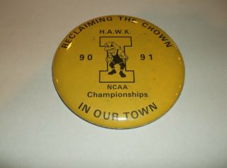 90 91 Wrestling University Of Iowa Hawkeyes Hawk Ncaa Championships Ia Hawkeye