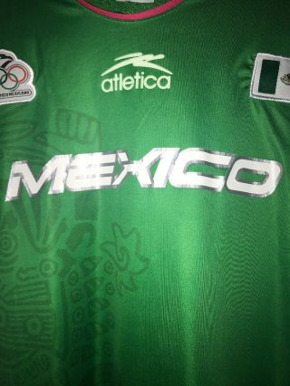 Atletica Mexico Jersey Comite Olimpico Mexicano Mens Size Large 3