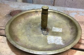 Vintage Brass Ashtray With Cigar Tip Cutter