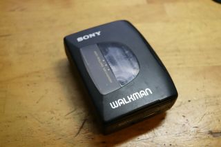 Vintage Sony Walkman Wm - Ex10 Personal Cassette Player Black