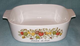 Vintage Corning Ware Spice Of Life 4 Qt Dutch Oven/casserole A - 84 - B No Lid Guvc