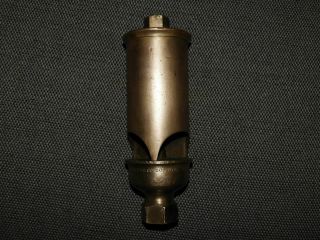 Display Crosby Steam Gage And Valve Company Boston Mass.  7 " Whistle Brass Train
