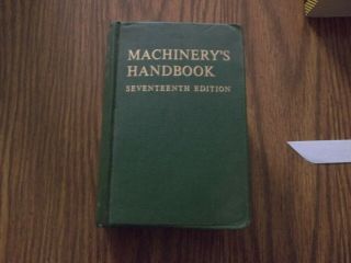 Vintage Machinery Handbook 17th Edition,  1964.  2100 Pages.  Thumb Index