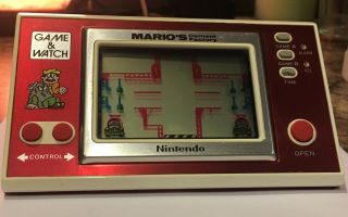 Vintage 1983 Nintendo Mario’s Cement Factory - Game and Watch 3
