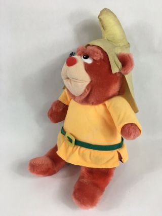 12” Vintage Disney “Gruffi” Gummy Bear Plush Toy Made in 1985 3