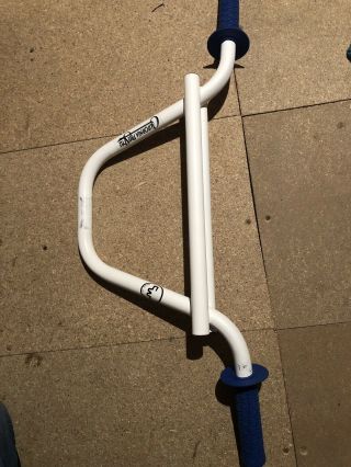 Old School Bmx 80s Cw Handle Bars In White