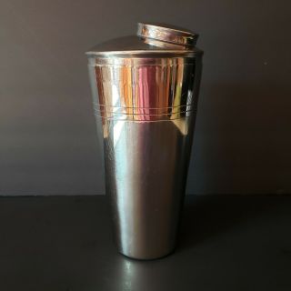 Vintage Mid Century Styled By Craft Cocktail Shaker Stainless Steel