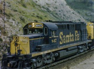 Vintage 1960s 8mm Film Home Movie - Train Railroad - Bay Area,  Tehachapi,  Etc