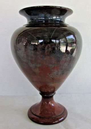 Antique Vintage Royal Worcester Sabrina Ware Vase - Baluster Form - Hand Painted