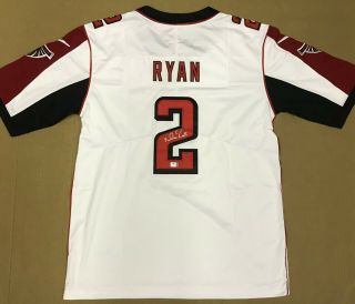 Matt Ryan Autographed 2 Atlanta Falcons White Signed Jersey